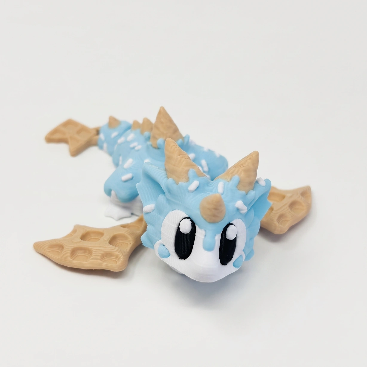 Brinquedo Dragão Articulado Algodão-Doce