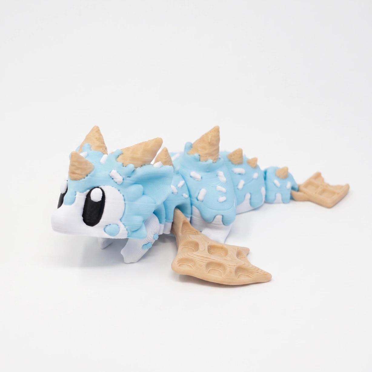 Dragão Articulado Sorvete Algodão-Doce com Ovo Temático - Imagem 7