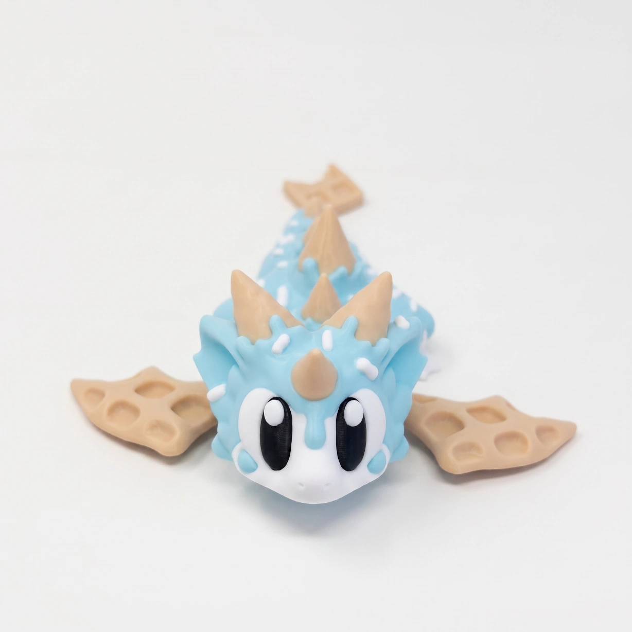 Dragão Articulado Sorvete Algodão-Doce com Ovo Temático - Imagem 2