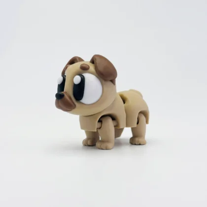 Cachorro Pug Articulado Pougy