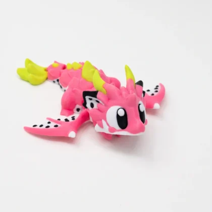 brinquedo dragão articulado de pitaya