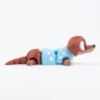 Cachorro Salsicha Articulado Sicho Azul - Imagem 6