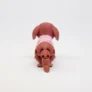 Cachorra Salsicha Articulada Sicha Rosa - Imagem 4